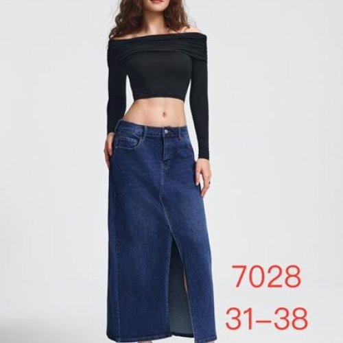 Юбка NewJeans (31-38) 7028 navy (лето) NewJeans 7028 navy