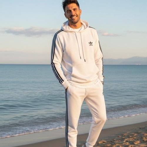 Костюм спорт Zalov (46-54) ZW1163 white (деми) Zalov ZW1163 white