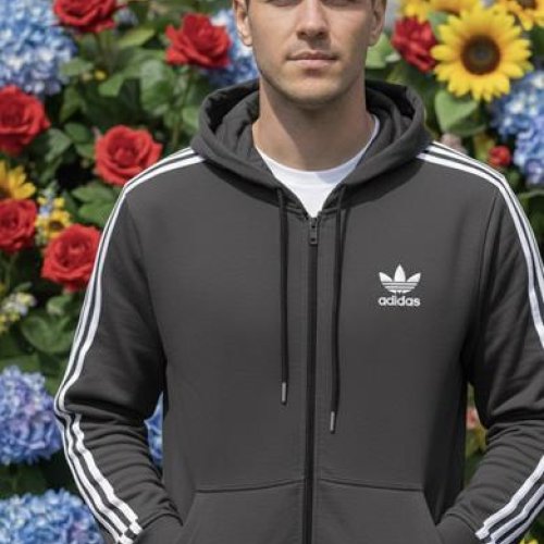 Кофта спорт Zalov (46-54) ZW1166 d.grey (деми) Zalov ZW1166 d.grey