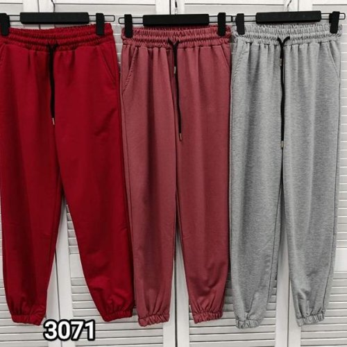 Штаны спорт MMC clothes (S-XL) 3071 red (деми) MMC clothes 3071 red