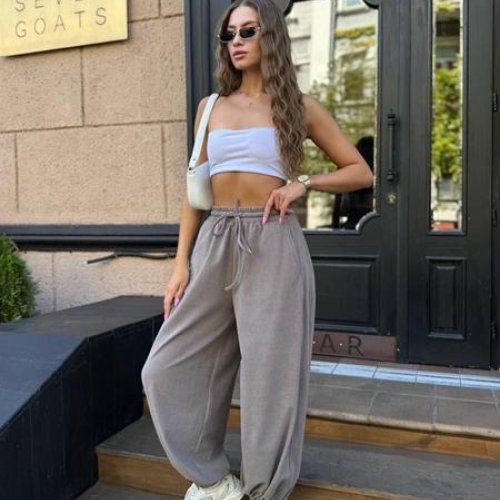 Штаны спорт Arina (42-48) 1655 beige (деми) Arina 1655 beige