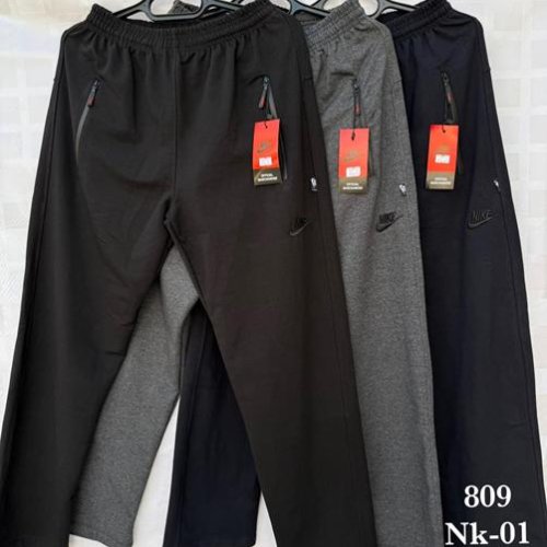 Штаны спорт Shon (48-58) NK01 black (деми) Shon NK01 black