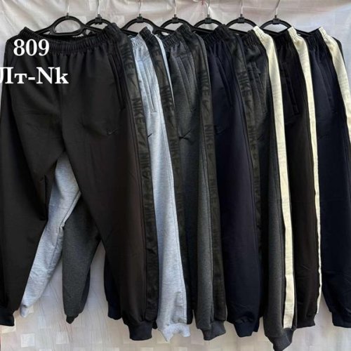 Штаны спорт Shon (46-54) NK1 black (деми) Shon NK1 black