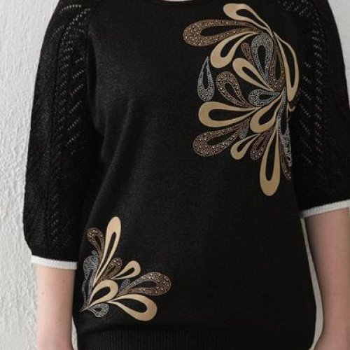 Свитер Julia (52-54) 2135 black (деми) Julia 2135 black