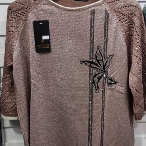 Свитер Julia (52-54) JL838 d.beige (деми) Julia JL838 d.beige