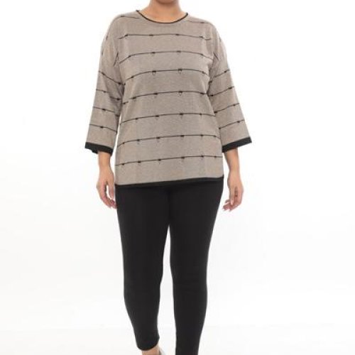 Свитер Julia (52-54) JL851 beige (деми) Julia JL851 beige