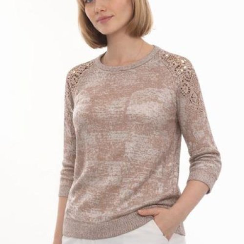 Свитер Julia (52-54) JL869 beige (деми) Julia JL869 beige