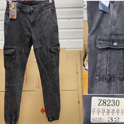 Джинсы God Baron (32-42) Z8230 black (деми) God Baron Z8230 black