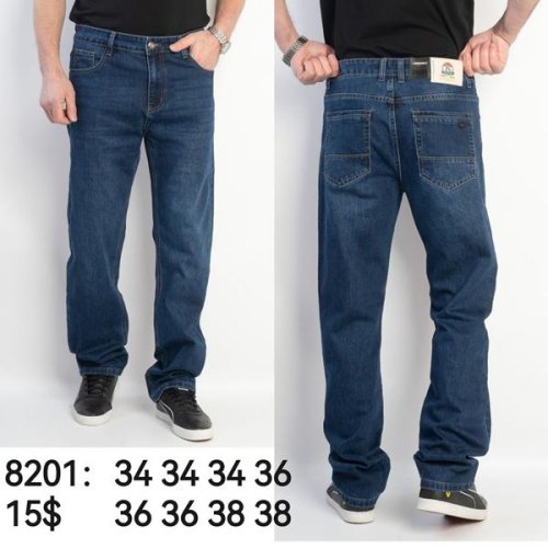 Джинсы God Baron (34-38) 8201-1 blue (деми) God Baron 8201-1 blue