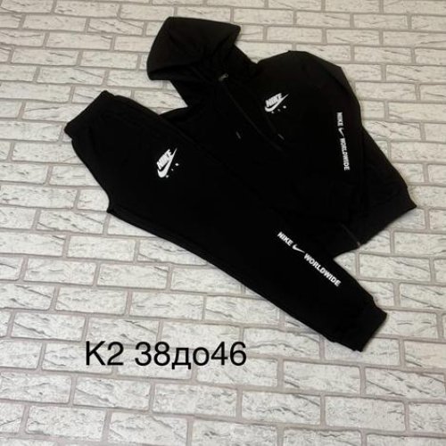 Костюм спорт TRAN (38-46) K2-1 black (деми) TRAN K2-1 black