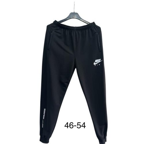 Штаны спорт TRAN (46-54) TR718 black (деми) TRAN TR718 black