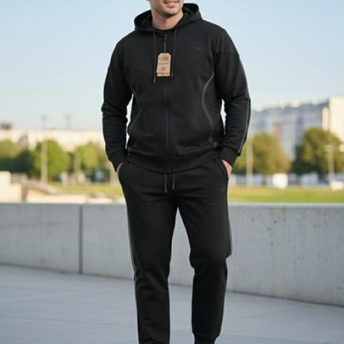 Костюм спорт Moranny (2XL-6XL) 8028 black (деми) Moranny 8028 black