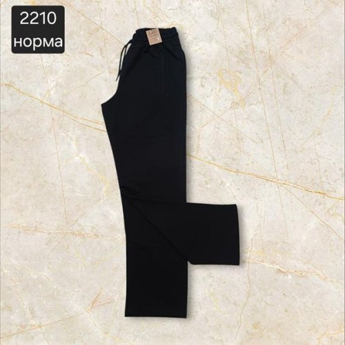 Штаны спорт Moranny (S-2XL) 2210 black (деми) Moranny 2210 black