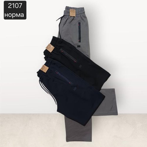 Штаны спорт Moranny (S-2XL) 2107 navy (деми) Moranny 2107 navy