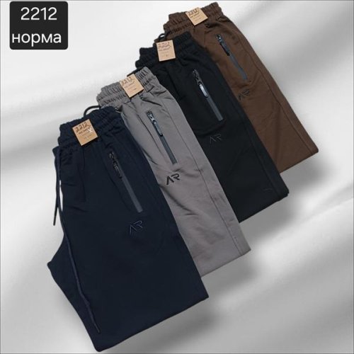 Штаны спорт Moranny (S-2XL) 2212 grey (деми) Moranny 2212 grey