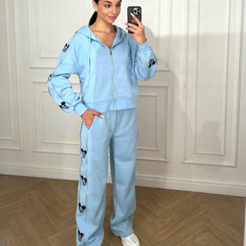 Костюм спорт Met&March (S-L) 3052 l.blue (деми) Met&March 3052 l.blue