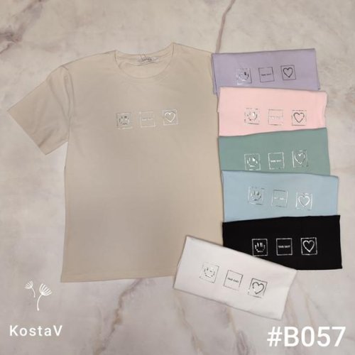 Футболка Kosta (46-48) B057 mix (лето) Kosta B057 mix