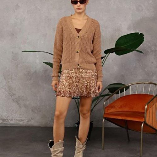 Кардиган LiZa Brend (42-46) 009 l.brown (деми) LiZa Brend 009 l.brown