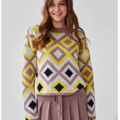 Свитер LiZa Brend (42-48) 1101 beige (зима) LiZa Brend 1101 beige