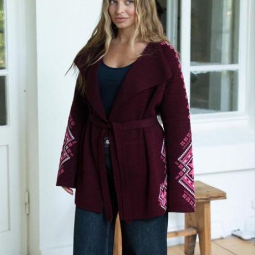 Кардиган LiZa Brend (44-50) 1104 wine (деми) LiZa Brend 1104 wine