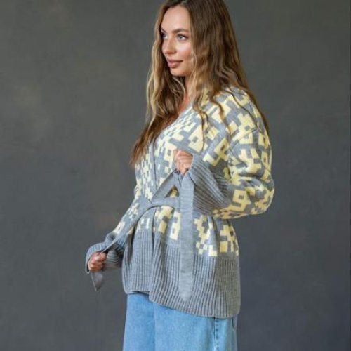 Кардиган LiZa Brend (42-50) 1111 grey (деми) LiZa Brend 1111 grey