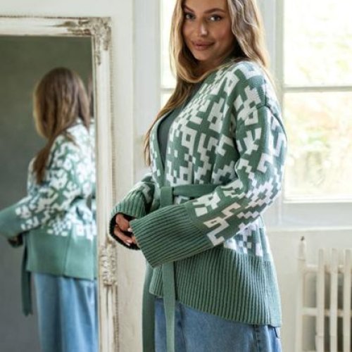 Кардиган LiZa Brend (42-50) 1111 mint (деми) LiZa Brend 1111 mint