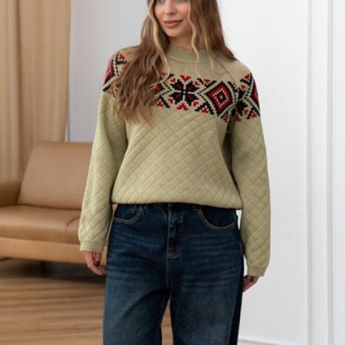 Свитер LiZa Brend (42-50) 1114 mint (зима) LiZa Brend 1114 mint