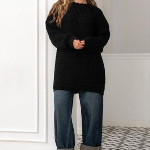 Свитер LiZa Brend (46-60) 1115 black (зима) LiZa Brend 1115 black