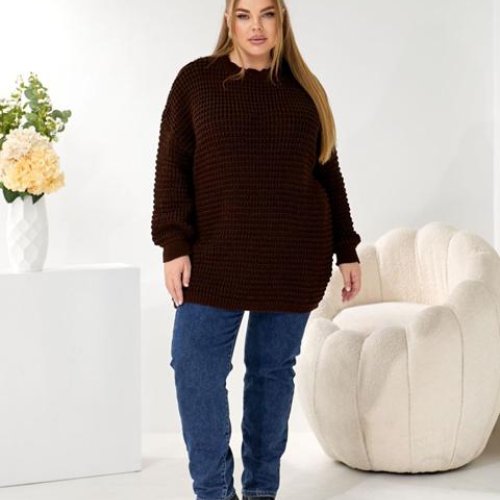 Свитер LiZa Brend (46-60) 1115 brown (зима) LiZa Brend 1115 brown