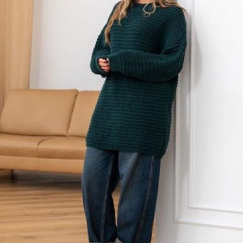 Свитер LiZa Brend (46-60) 1115 green (зима) LiZa Brend 1115 green