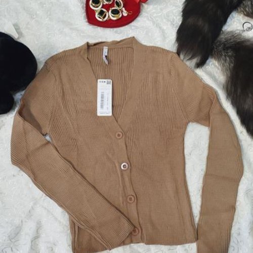 Кардиган LiZa Brend (42-46) 3135 l.brown (деми) LiZa Brend 3135 l.brown