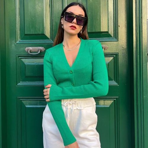 Кардиган LiZa Brend (42-46) 3135 l.green (деми) LiZa Brend 3135 l.green