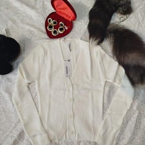 Кардиган LiZa Brend (42-46) 3135 white (деми) LiZa Brend 3135 white