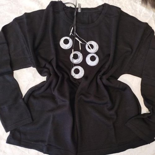 Свитер LiZa Brend (46-50) 5833 black (деми) LiZa Brend 5833 black