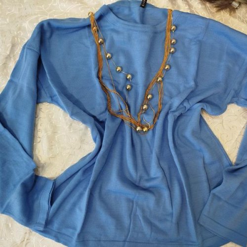 Свитер LiZa Brend (46-50) 5833 l.blue (деми) LiZa Brend 5833 l.blue