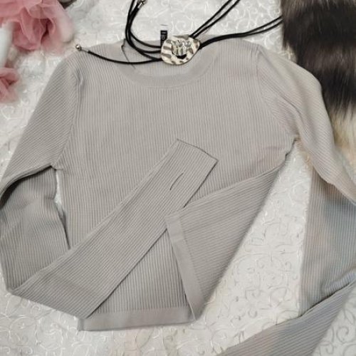 Топ LiZa Brend (46-50) 6548 grey (деми) LiZa Brend 6548 grey