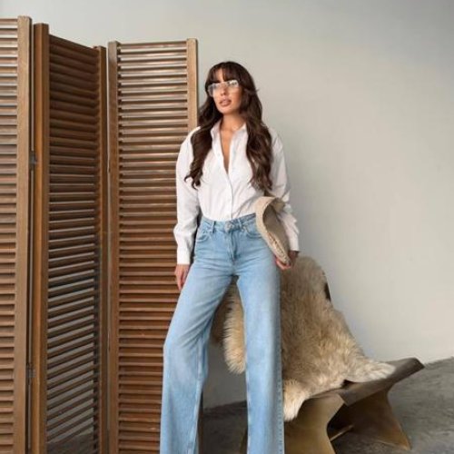 Джинсы Jeans Style (34-40) 2003-1576 l.blue (деми) Jeans Style 2003-1576 l.blue