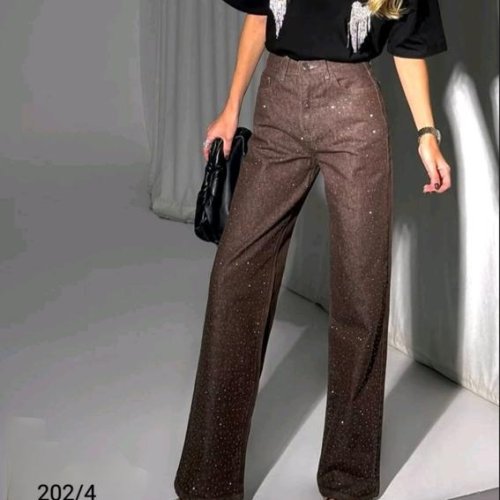 Джинсы Jeans Style (26-31) 202-4 brown (деми) Jeans Style 202-4 brown