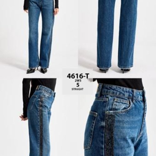 Джинсы Jeans Style (34-42) 4616-5 blue (деми) Jeans Style 4616-5 blue