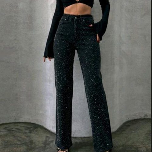 Джинсы Jeans Style (26-31) 202 black (деми) Jeans Style 202 black