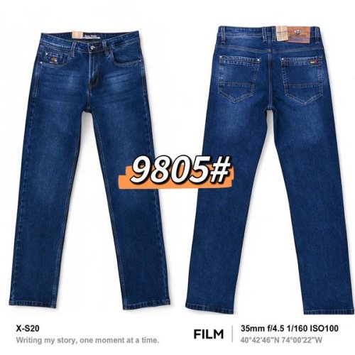 Джинсы Baron Jeans (32-42) 9805 navy (деми) Baron Jeans 9805 navy