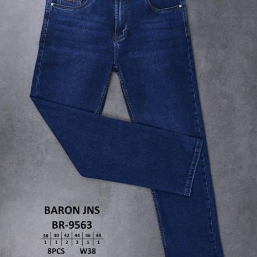 Джинсы Baron Jeans (38-48) 9563 navy (деми) Baron Jeans 9563 navy