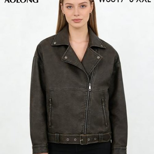 Куртка Immei (S-2XL) W6617 brown (деми) Immei W6617 brown