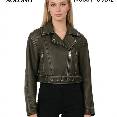 Куртка Immei (S-2XL) W6601 khaki (деми) Immei W6601 khaki