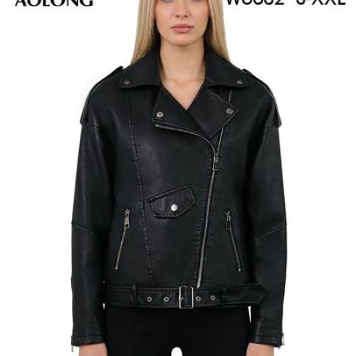 Куртка Immei (S-2XL) W6602 black (деми) Immei W6602 black