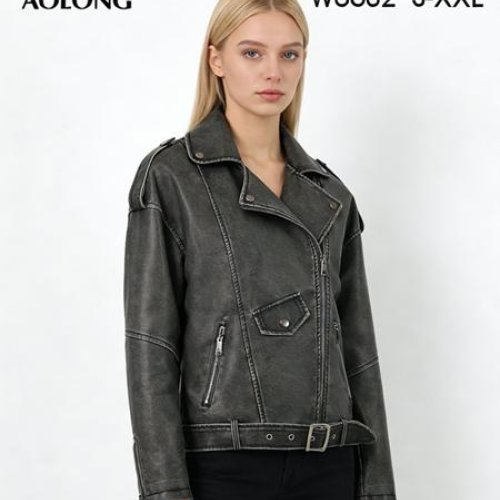 Куртка Immei (S-2XL) W6602 grey (деми) Immei W6602 grey