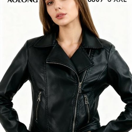 Куртка Immei (S-2XL) W6809 black (деми) Immei W6809 black