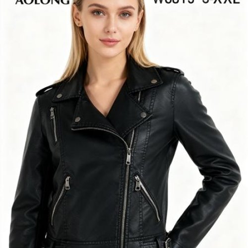 Куртка Immei (S-2XL) W6813 black (деми) Immei W6813 black