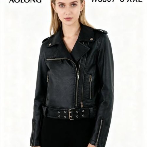 Куртка Immei (S-2XL) W6807 black (деми) Immei W6807 black