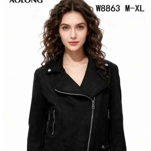 Куртка Immei (M-XL) W8863 black (деми) Immei W8863 black